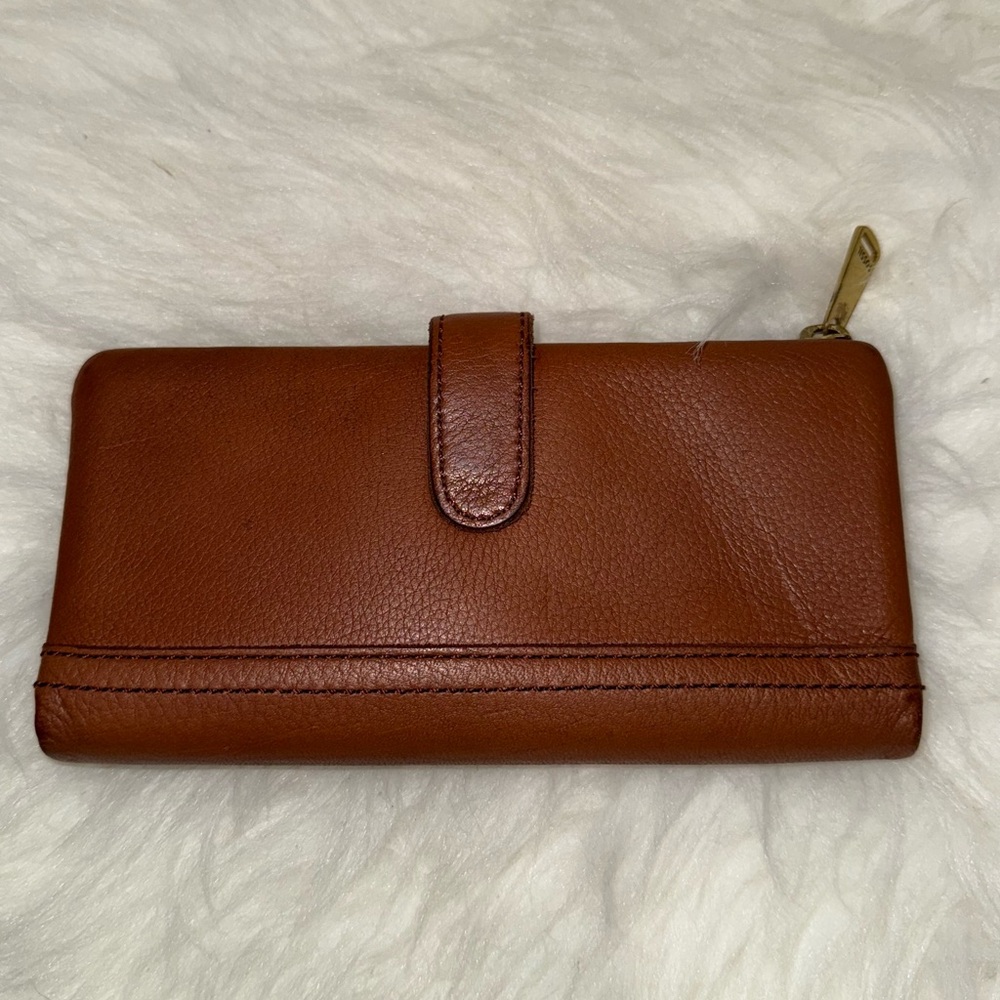 Fossil Brown Leather Wallet